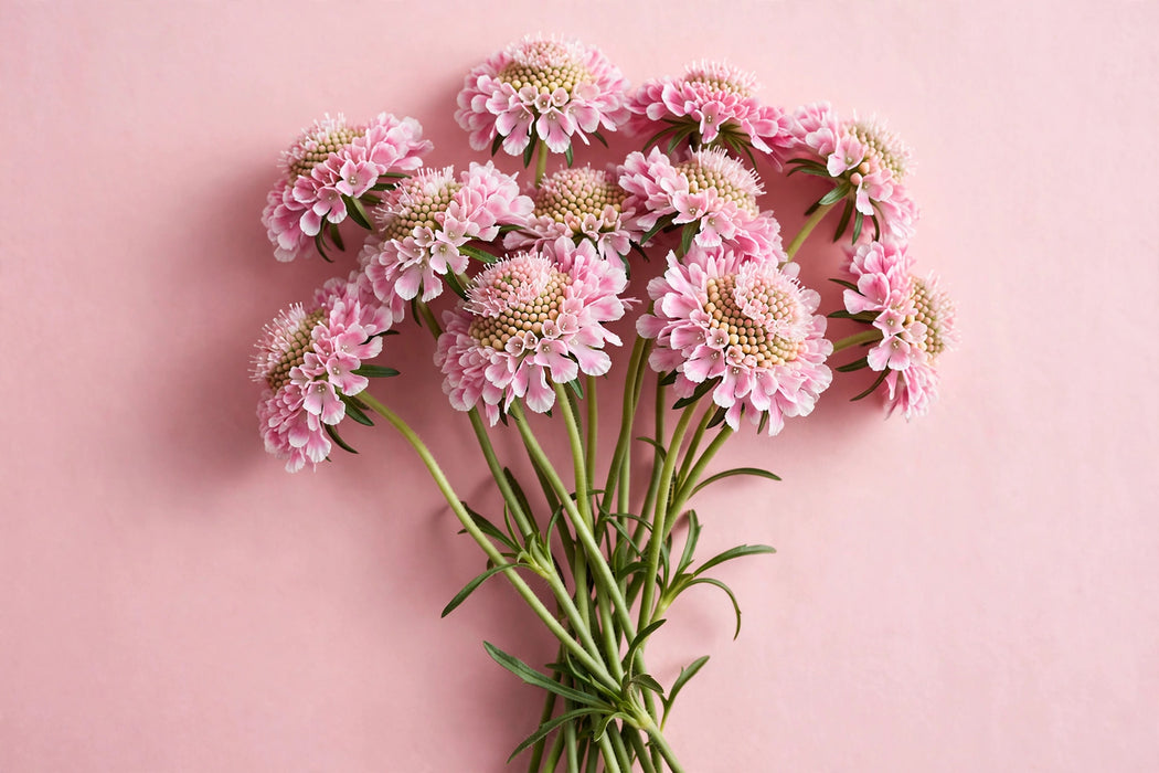 Next Day Delivery - SCABIOSA MARSHMALLOW SCOOP 60cm 10st - Bicolor Pink - 120 Stems [LIMITED]