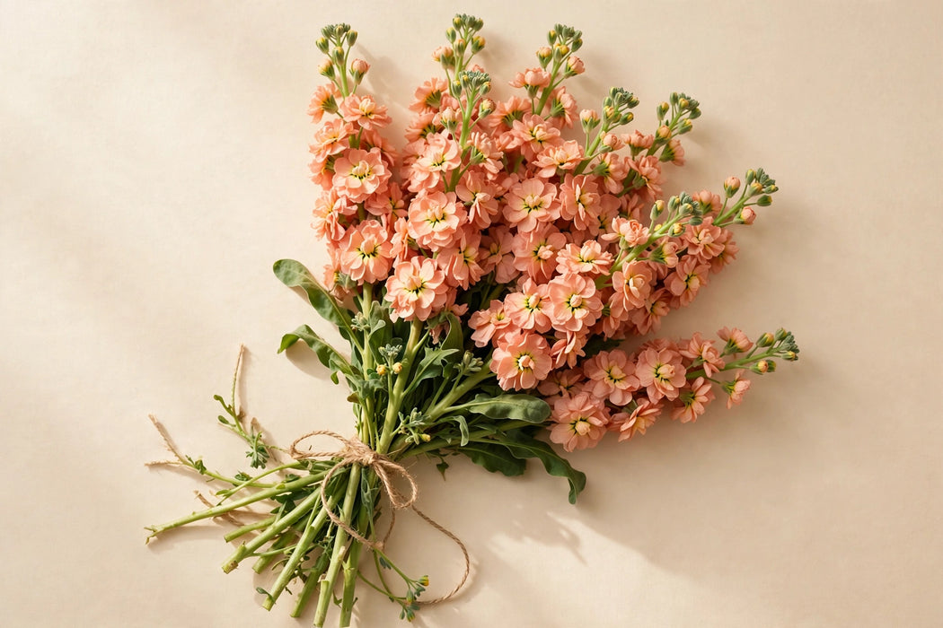 Next Day Delivery - STOCK PEACH 70cm 10st - Salmon - 80 Stems [LIMITED]
