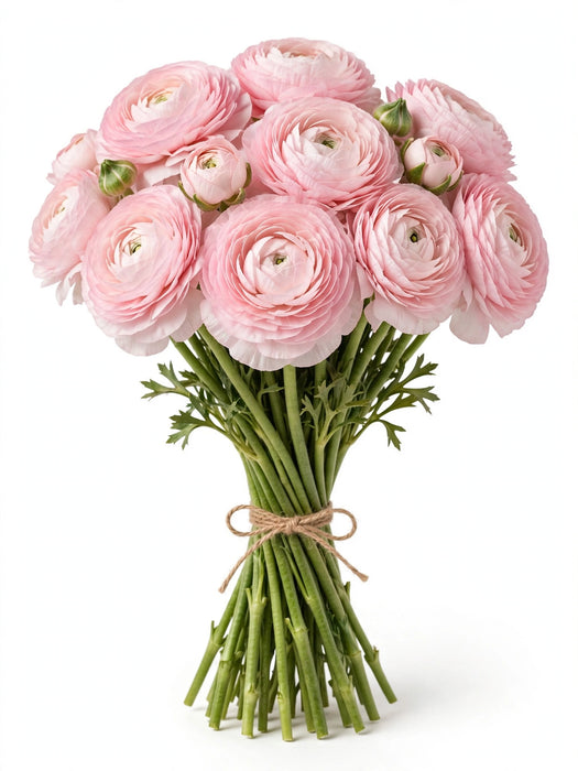 Ranunculus Light Pink 50CM 120ST/BX