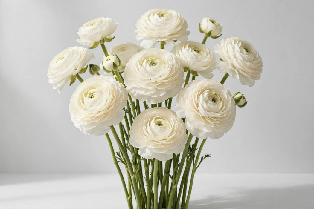 Ranunculus White 40cm 70ST/BX