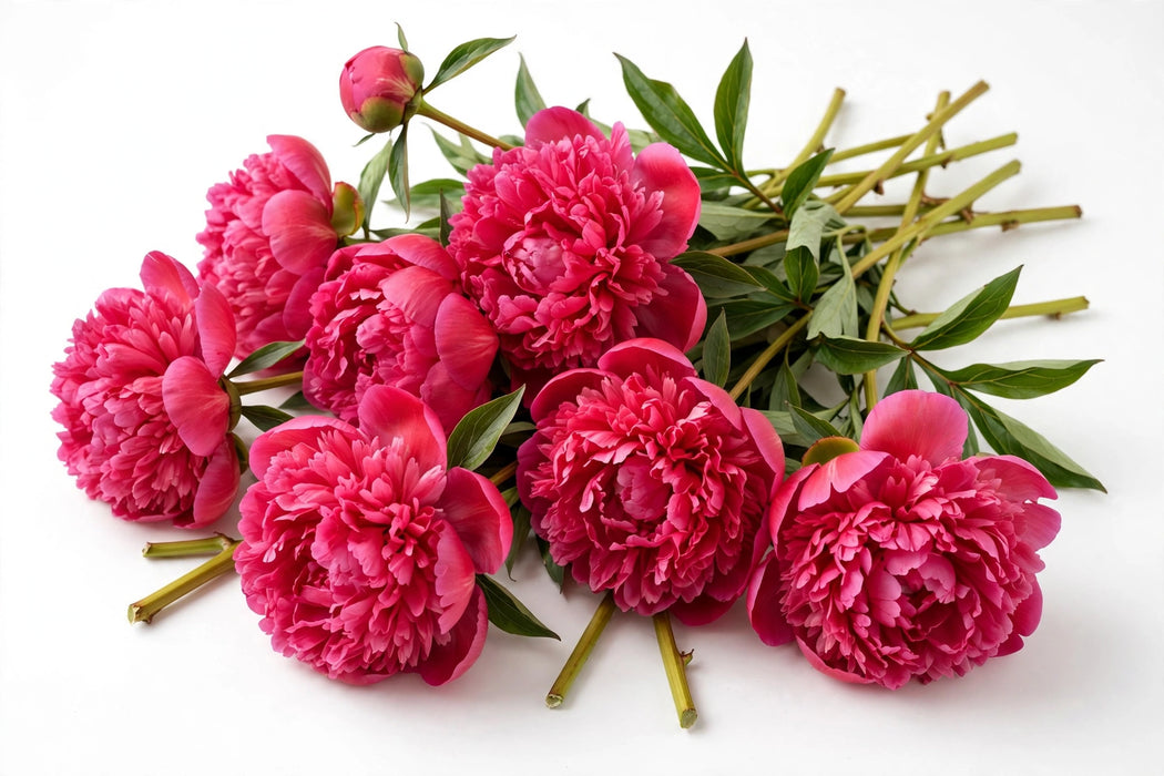 Next Day Delivery - Red Sarah Fuchsia-Dk Pink 50-60cm - 100 Stems