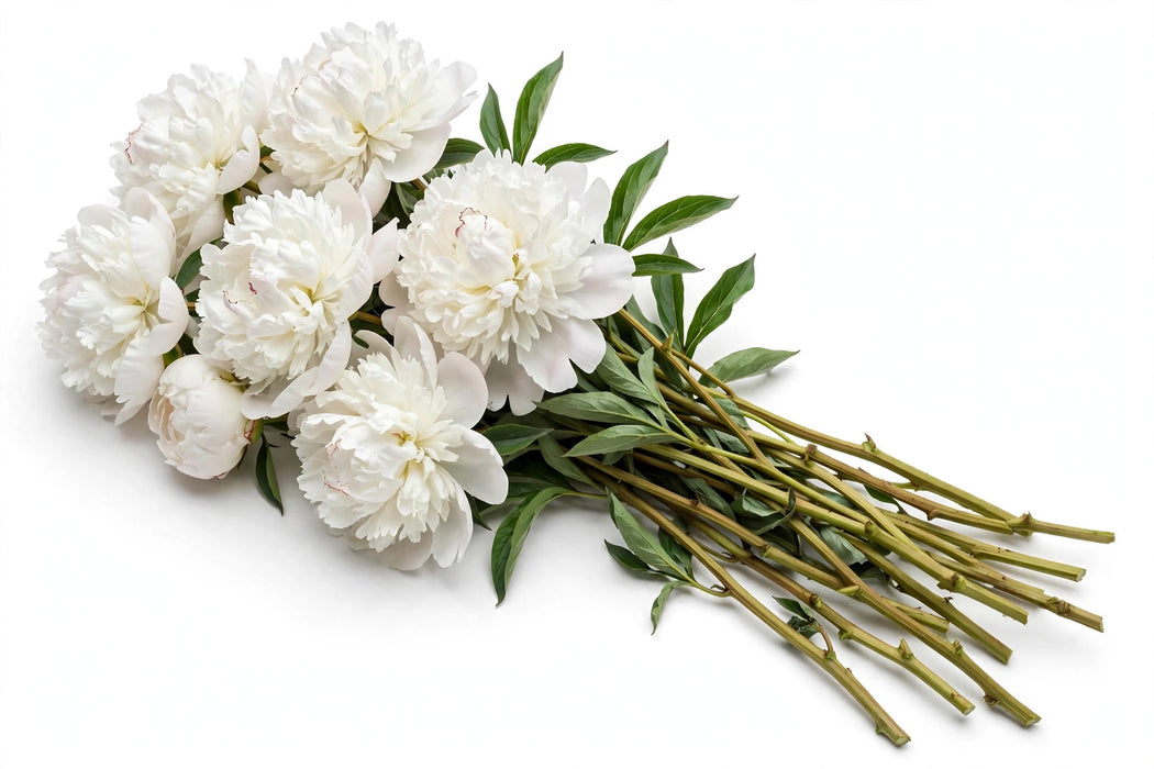 Next Day Delivery - Snow Mountain White 50-60cm - 100 Stems
